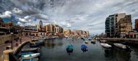 One of Malta's many waterfront playgrounds for the jet set.